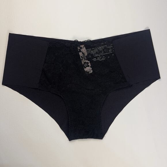 Lot of 3 Victoria's Secret Shimer Lace Inset No Show Cheeky Panty S.L NWT - Picture 3 of 11